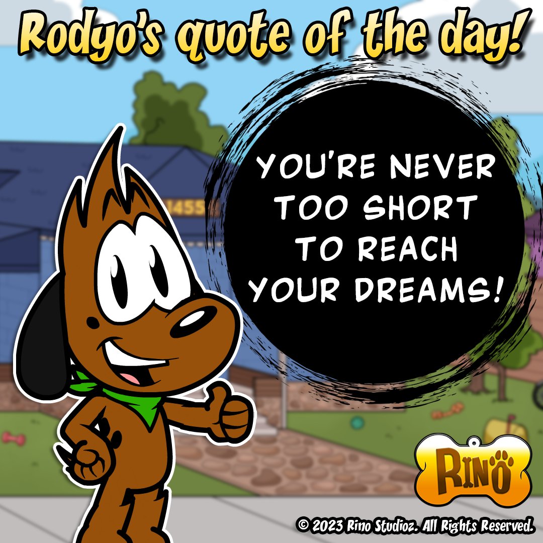 RinoStudioz's tweet photo. You may need to keep growing, use a ladder or even fly an airplane to get there! Either way, you can get there! 💪🪜✈️
#gooddog #doglover #motivation #motivational #wholesome #inspiration #inspirational #quoteoftheday #quotes #letsgorodyo https://t.co/TWYWWDFeOB
