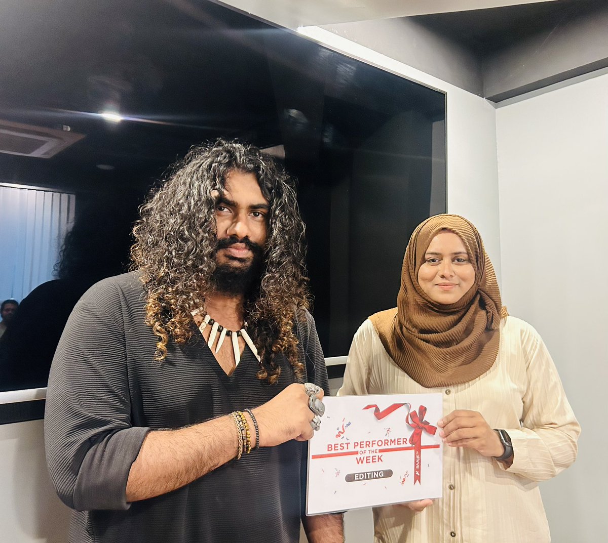 Raajje_tvPR's tweet image. Best performer of the week 
#CreativeDepartment - misbah |@Raajje_tv