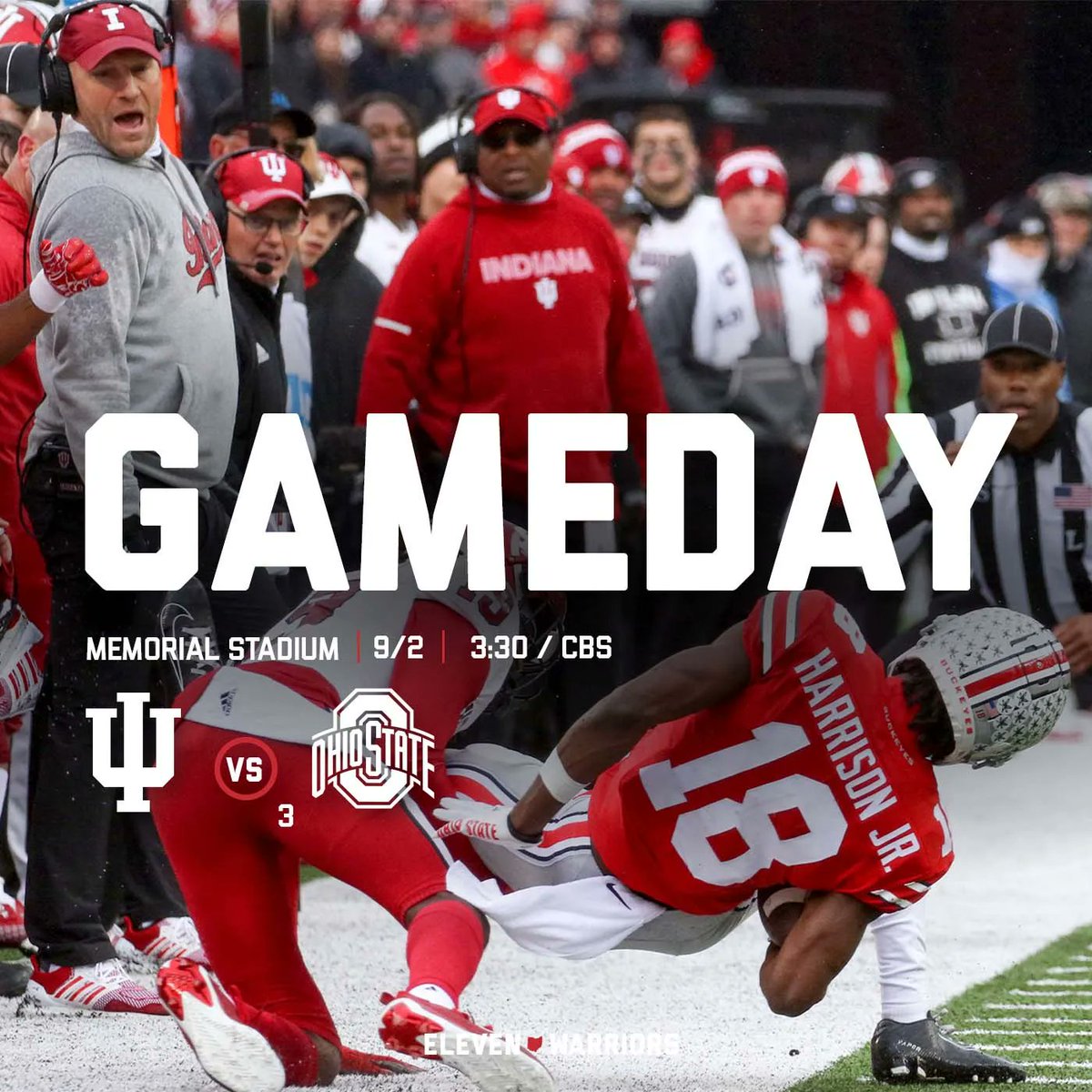 11W's tweet image. Wake up, Buckeye Nation. The Ohio State football season is here.