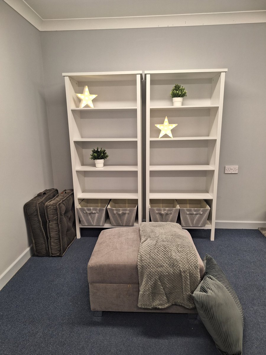 Shahana_tpc's tweet image. I just finished installing some therapeutic classrooms for year 3-4. In every room I create I add flexible seating areas that are cosy. These might be sofas, arm chairs, floor seating or beanbags and they are designed to be used as part of the learning space not as add ons!