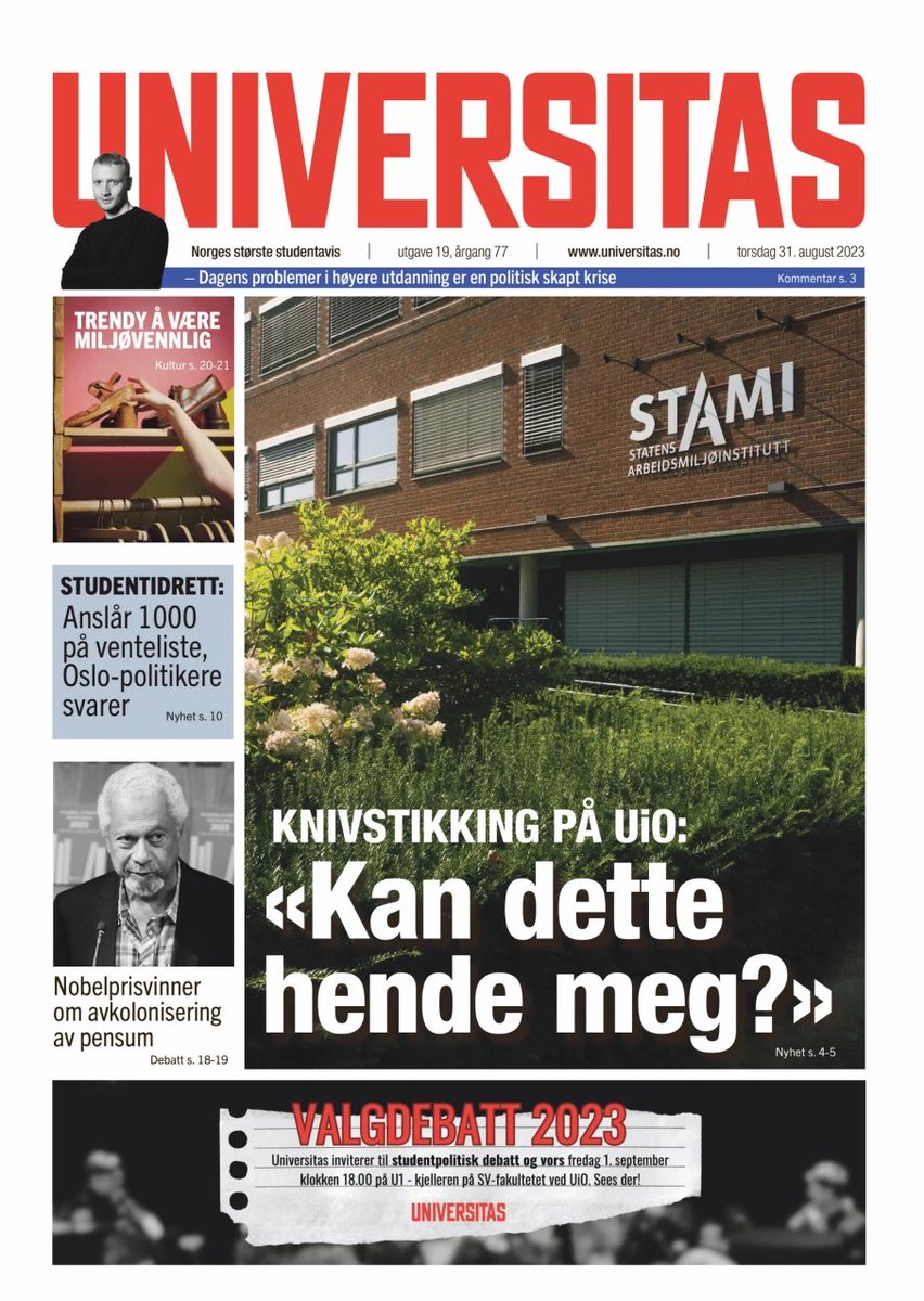 Ukens avis 31/08/2023.