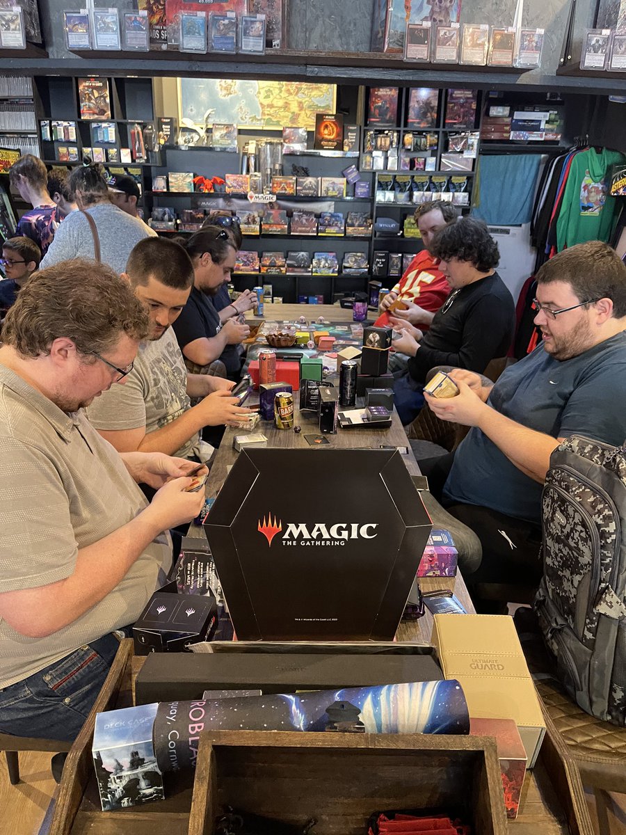 RBlastCoffee's tweet photo. We had a great Wilds of Eldraine PreRelease day yesterday, thanks for all that took part! #coffeeshop #retroarcade #newquaylive #newquaylocals #newestnewquay #cornwalllive https://t.co/6J51H7yKZN