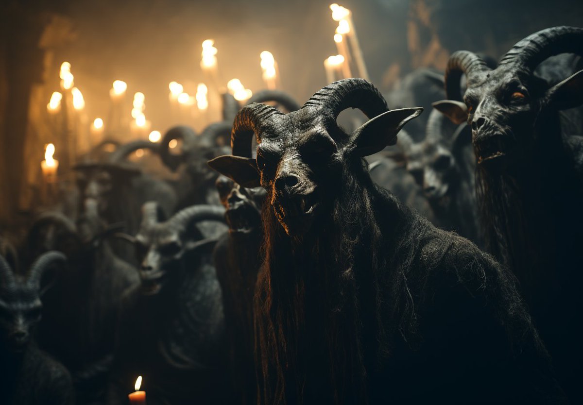 scary_ai_art's tweet photo. Time to start the ritual ๐ถ
#horror #derpyhorror #GOAT๐ต https://t.co/WC5Je8Ofq3