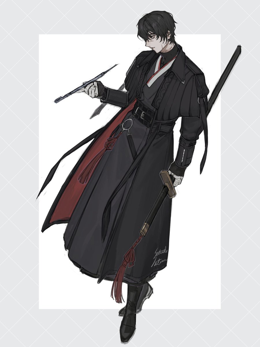 鍵掛けてた時期に描いてた絵でも置いとくか…
4枚目捏造衣装です