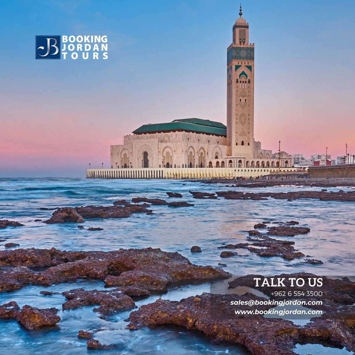 BookingJordan's tweet image. Marveling at Architectural Grandeur: Hasan II Mosque 🕌✨ Stand before the majestic Hasan II Mosque, a breathtaking masterpiece that graces the Casablanca skyline. 

#HasanIIMosque #CasablancaBeauty #ArchitecturalSplendor #CulturalHeritage #TravelWithPurpose