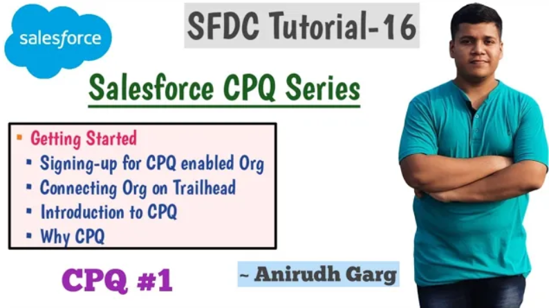 Learn #Salesforce with @anirudhgarg_ CPQ SERIES #1 Video Link👇 youtu.be/0e2tr_X4vRg ->How to signed-up for CPQ enabled Salesforce Dev Org -> Introduction to Salesforce CPQ #CPQ #AnirudhGarg #VidyaInstitute #SalesforceCPQ #trailhead #trailblazercommunity #SalesforceAI📷