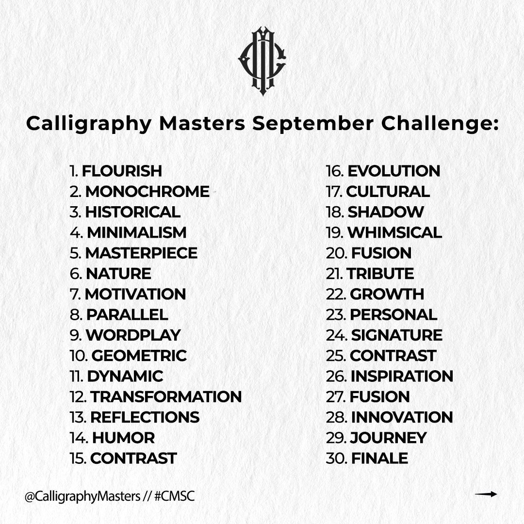 Calligraphy Masters tweet media