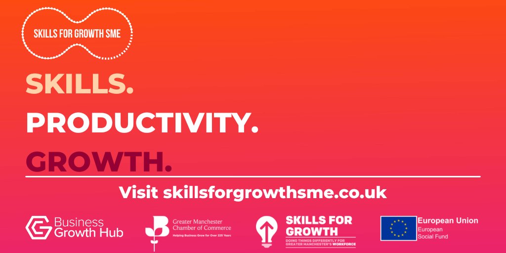 Access Fully Funded Training, Dedicated Support and Bitesize 'E' Learning.

We've supported over 20K Learners across Greater Manchester with the  <a href="/SkillsGrowthSME/">SkillsForGrowthSME</a> programme.

Find out more 👉 ow.ly/H3xq50NOhhv

#SkillsForGrowthGM