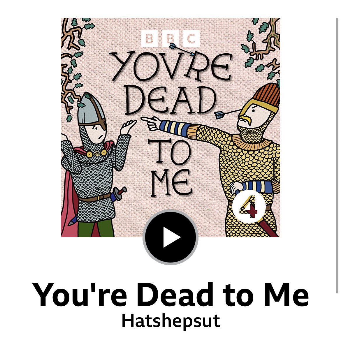 Morning! Our 30 minute radio edit of the Hatshepsut episode will be on @BBCRadio4 at 10am, featuring the splendid @EgyptMcr and the very funny @kemahbob The full length (and much ruder!) podcast version is also available on @BBCSounds, as will this version. So you can choose!