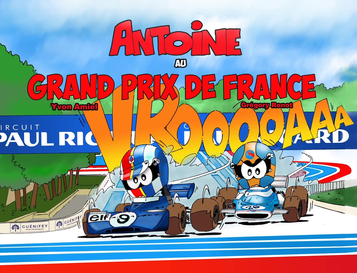 YvonAmiel's tweet photo. Fiction ou Réalité ?!
Album #11 🇫🇷, réédition Noël 2023…
#circuitpaulricard #album #gpdefrance #antoinelepilote #edition #editionjeunesse #noel2023
https://t.co/3iftqSIJL7 https://t.co/dbzBBfbduI