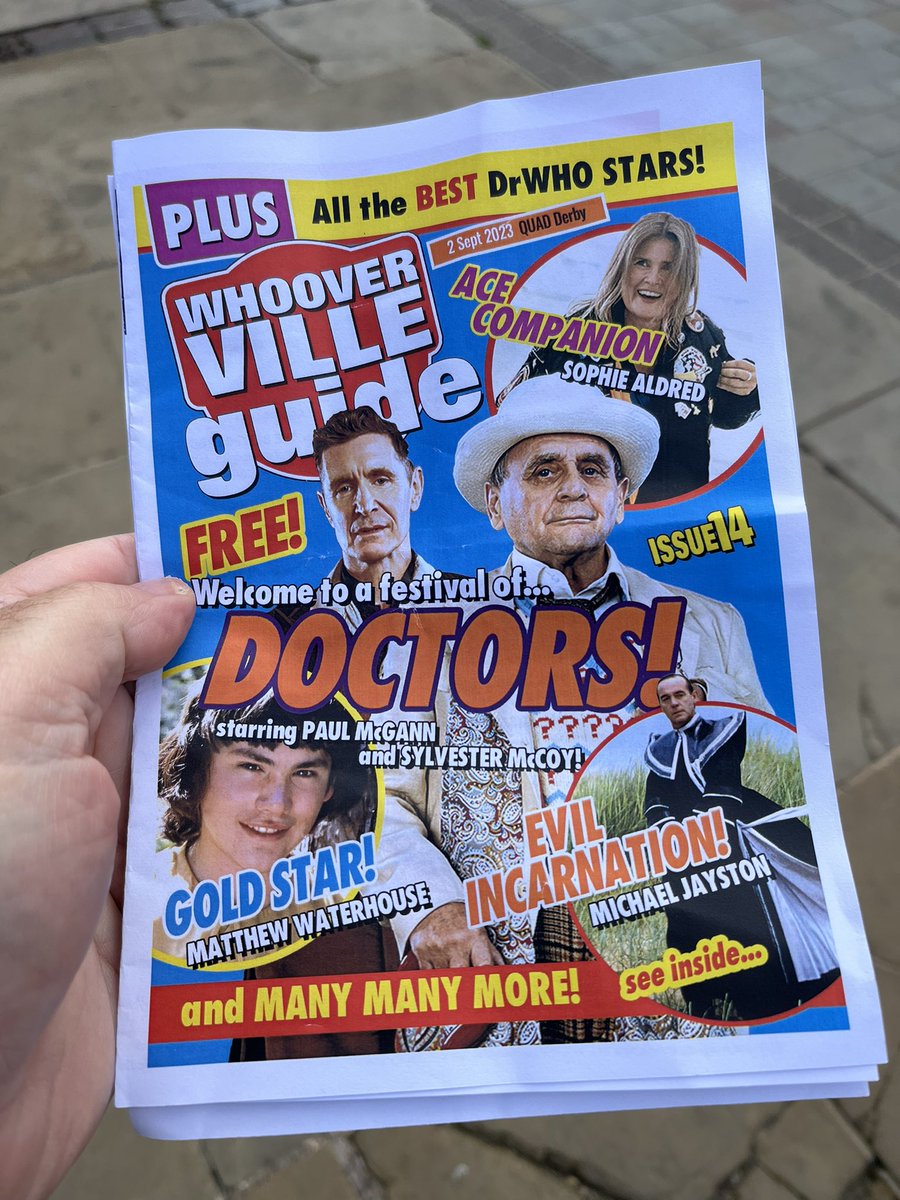 NottmTARDIS's tweet photo. I’ve arrived at #Whooverville14! https://t.co/REWJD2h7lq