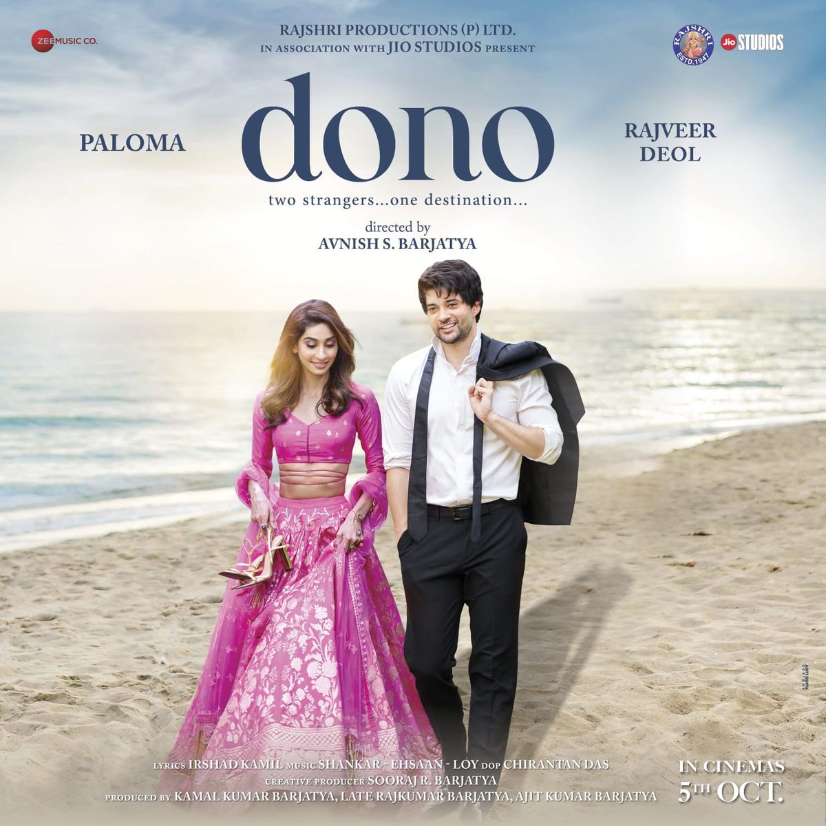 Get ready to meet #Dono at the grand trailer launch event on Mon, 4th September🫶🏻 Stay tuned!! Film In Cinemas - 5th October Directed by #AvnishBarjatya Starring #RajveerDeol #Paloma @rajshri @jiostudios #DonoTheFilm #SaveTheDate