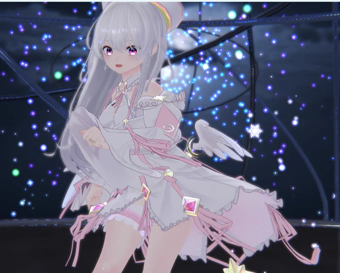 あたらしお洋服きた!てんしかわいい! 