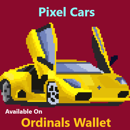 GN!
Luxury in Motion: Elevating Your Every Drive!
#pixelcars
#Ordinals 
Available On
ordinalswallet.com/collection/pix…