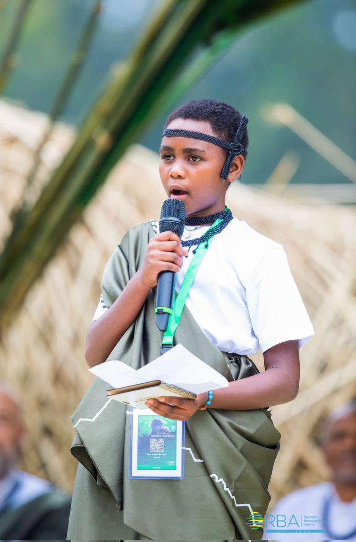 The youngest namer ever. 👏🏾

A proud moment for the 12-year old, her school and most importantly her family.

#KwitaIzina 🦍| #VisitRwanda 🇷🇼