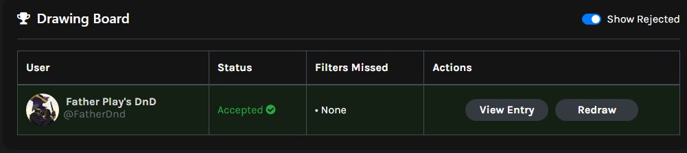 I totally forgot about the raffle sorry 🫠🫠🫠 
<a href="/FatherDnd/">Mex play D&D 🇲🇽🇵🇸</a> congratulations on winning!
