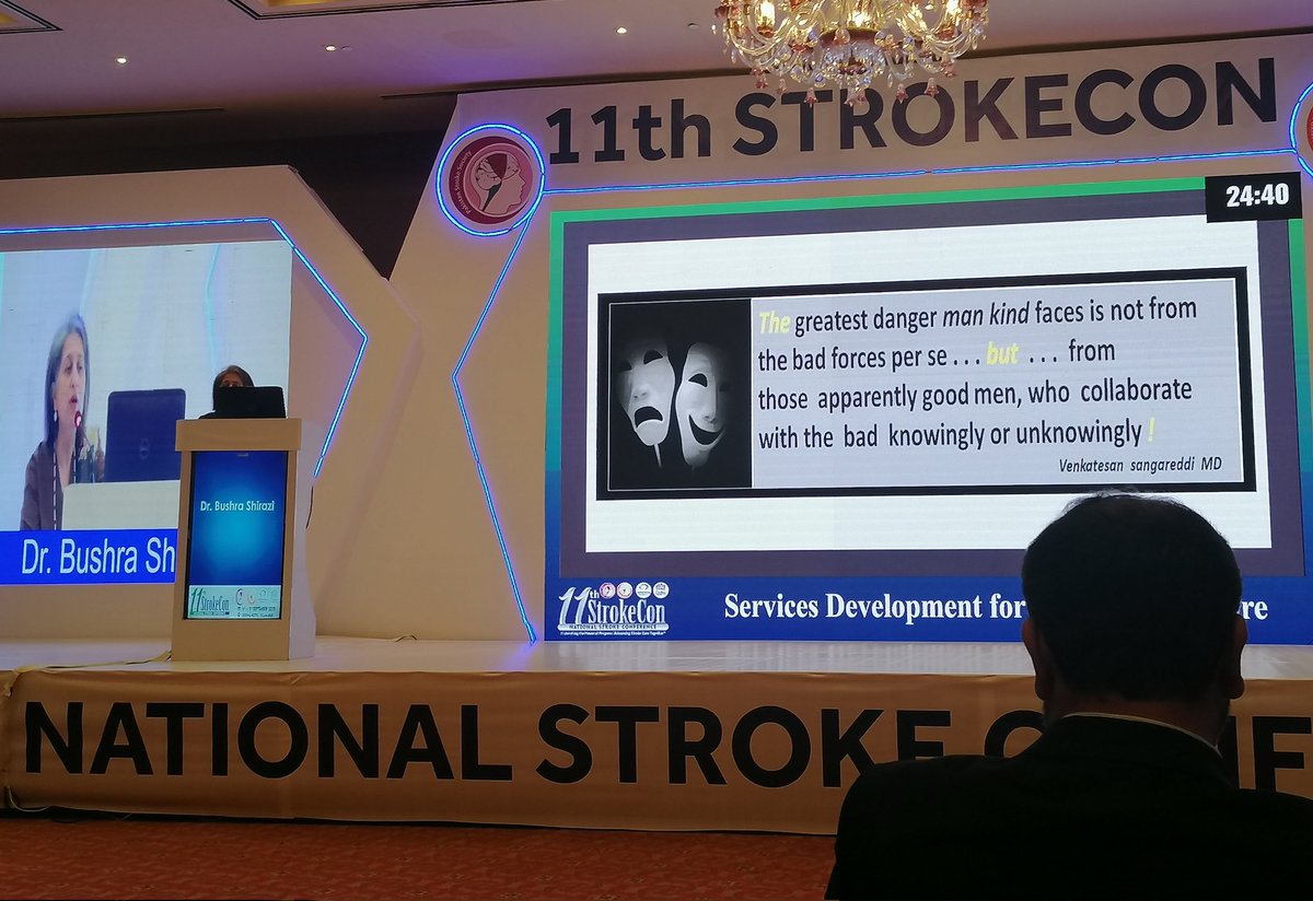 PakPsn's tweet image. Dr Bushra Shirazi taking about #EthicalIssues in acute #strokecare
@cbec_siut
#ClinicalEthics
#PracticalEthics during #11thStrokeCon by #PakistanStrokeSociety