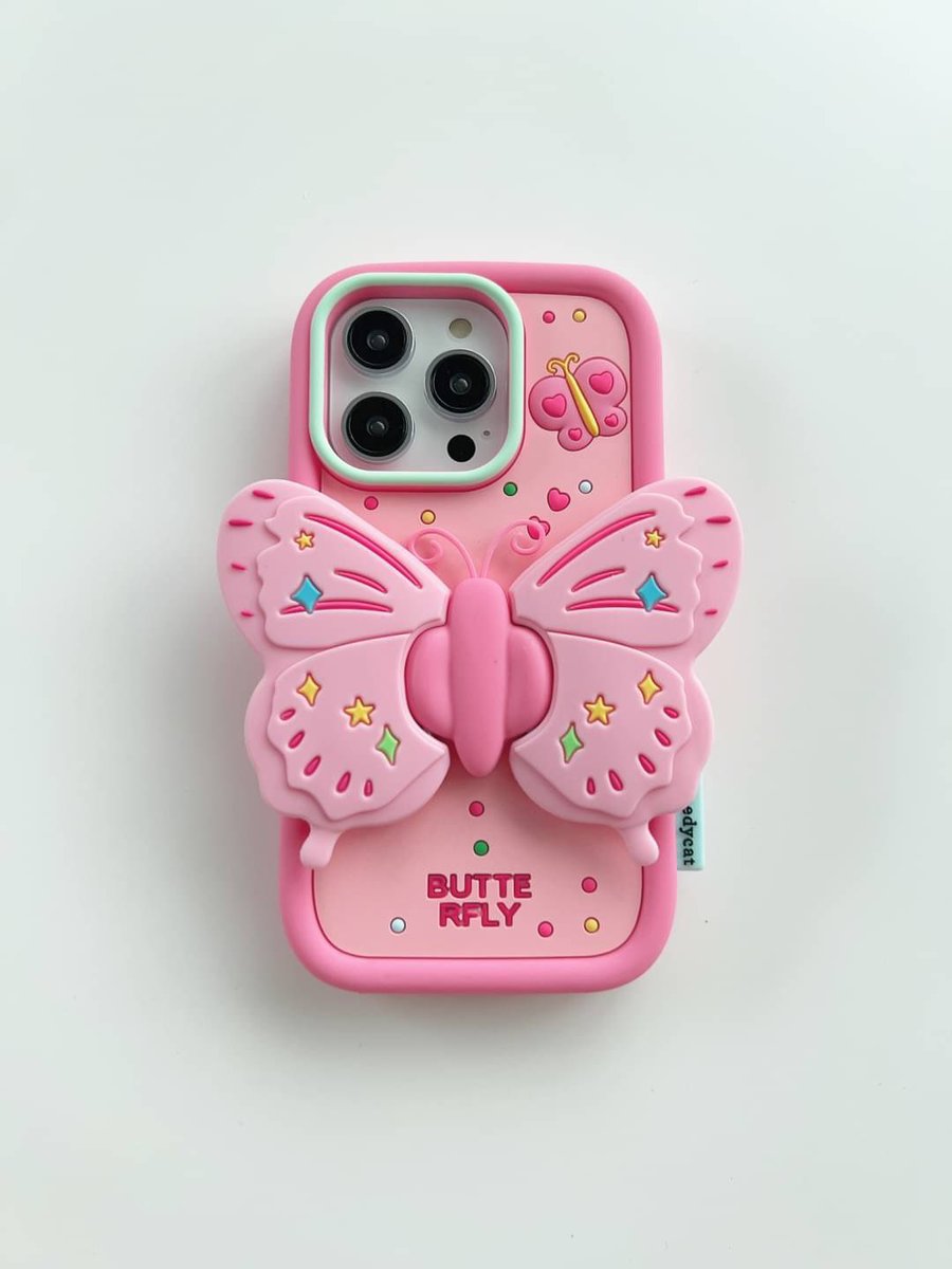 normycase101's tweet photo. 🦋 เคสซิลิโคนผีเสื้อชมพู
〰️ ราคาชิ้นละ 195 บาท
〰️ iphone 11,12,12pro,13,13pro,13pm,14,14pro,14pm
〰️ เคสซิลิโคนนิ่ม คลุมรอบเครื่อง กันกระแทกได้ดี งานสวยมาก ตรงปีก ปรับเป็นขาตั้งได้ https://t.co/wPAwBGeput