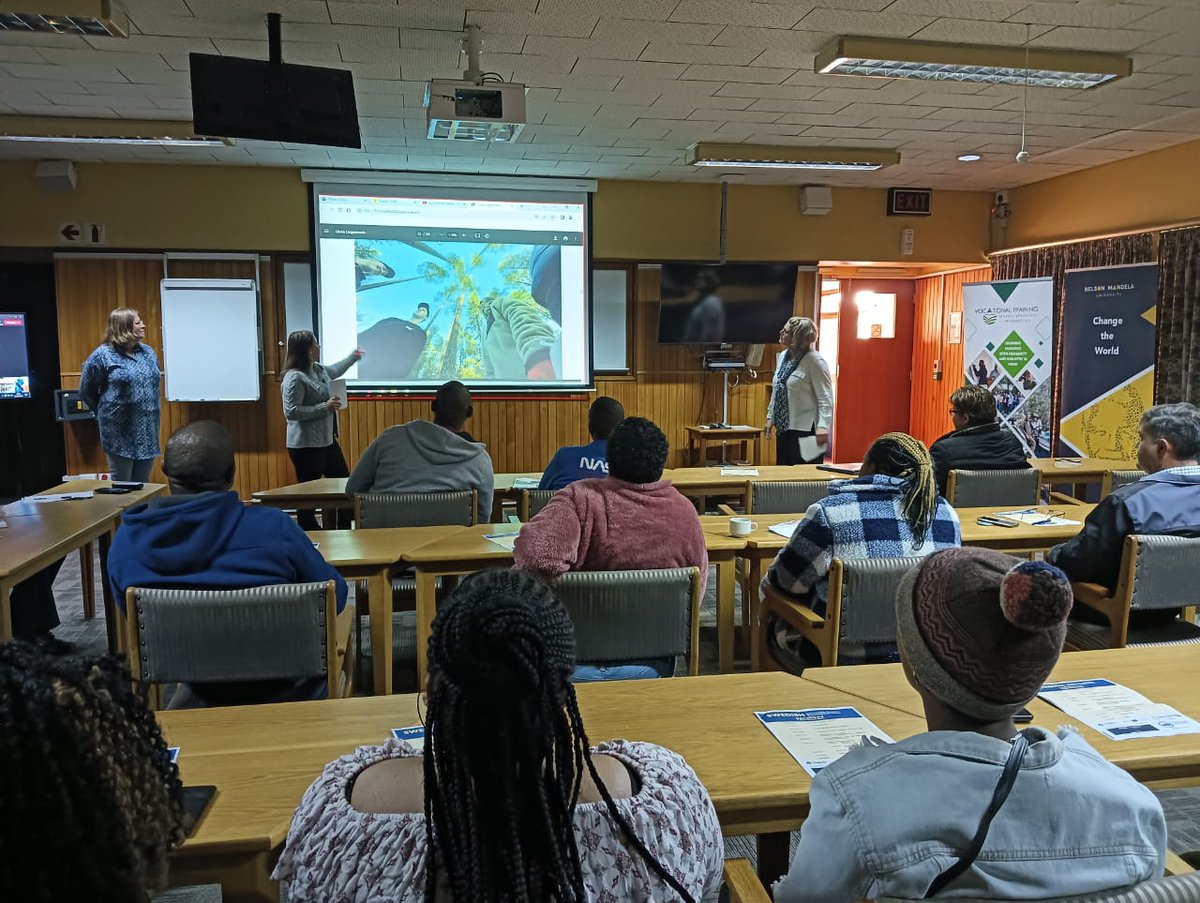 Acumen4Life's tweet photo. At the #GoodPracticesSweden event we benefit from insights from teachers and students in Vocational Training in Agriculture from the Dillegård Naturbruksgymnasium visiting with us in #George #WesternCape with @MandelaUni @EMubuntu @PeterHerring @WandileSihlobo @WCGovAgri https://t.co/1OxmXF02Ly