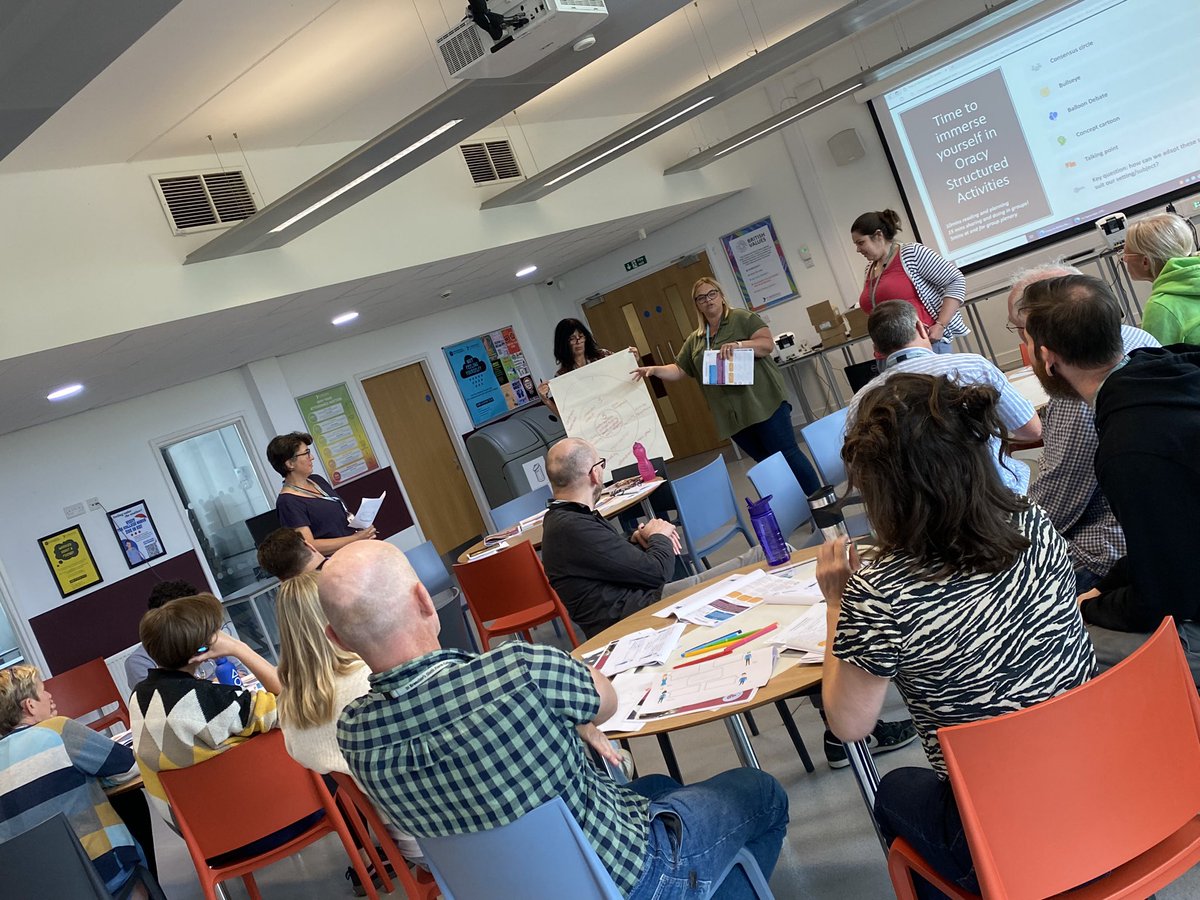 StBrnTeachLearn's tweet photo. What better way to celebrate the end of a super busy enrolment week than with some CPD?! Oracy in Action and our Metacognition/Self-Regulation launch received sparkling reviews… thanks to all for their positive engagement! @StBrendansSFC @voice21oracy @bristoledup https://t.co/PGTrdbXWQo