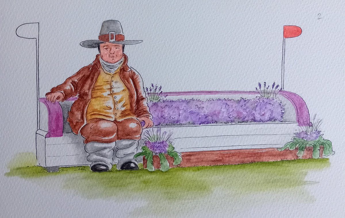 charlesjamesfox's tweet photo. Happy Burghley XC day! Tip your hat at the fat man, dont get lost at The Maltings and beware of the fish! @Burghley_HT #ByPatch https://t.co/gCwMB6kHH6