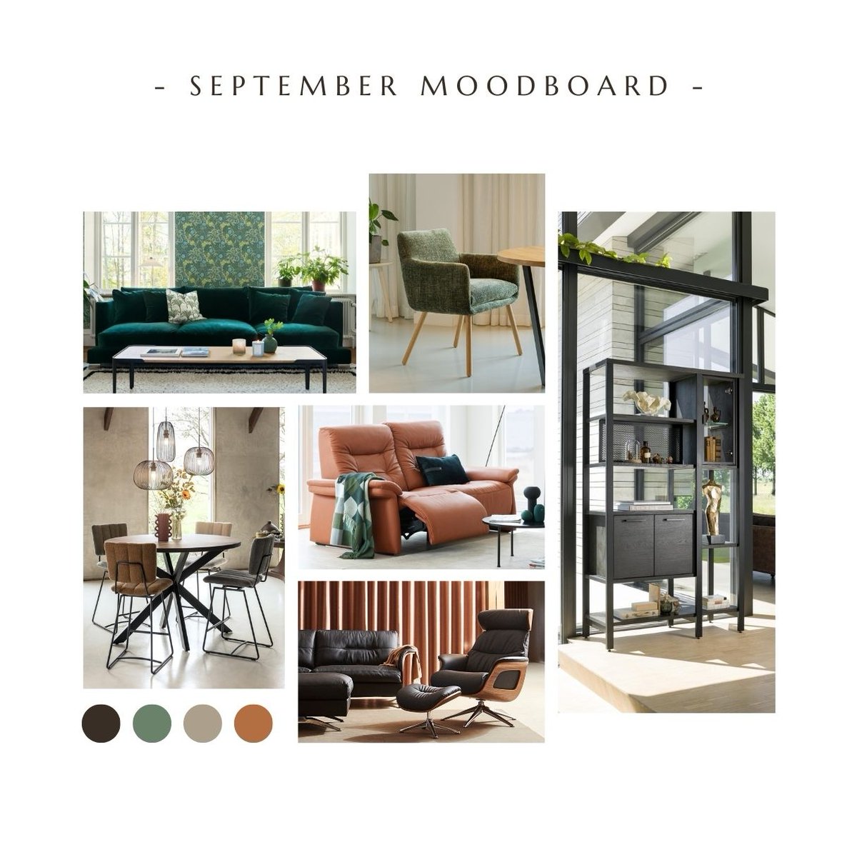 ✨ Monthly moodboard: September 2023 ✨⁠

#CromeInteriors #Scandi #HomeInteriors #HomeDecor #Comfort #Hygge #AutumnGoals #AutumnInteriors #Furniture #FallStyle #Moodboard #InteriorGoals #DiningRoom #ShopLocal #StonyStratford #MiltonKeynesFurniture #IndependentMK #SmallBusinessUK