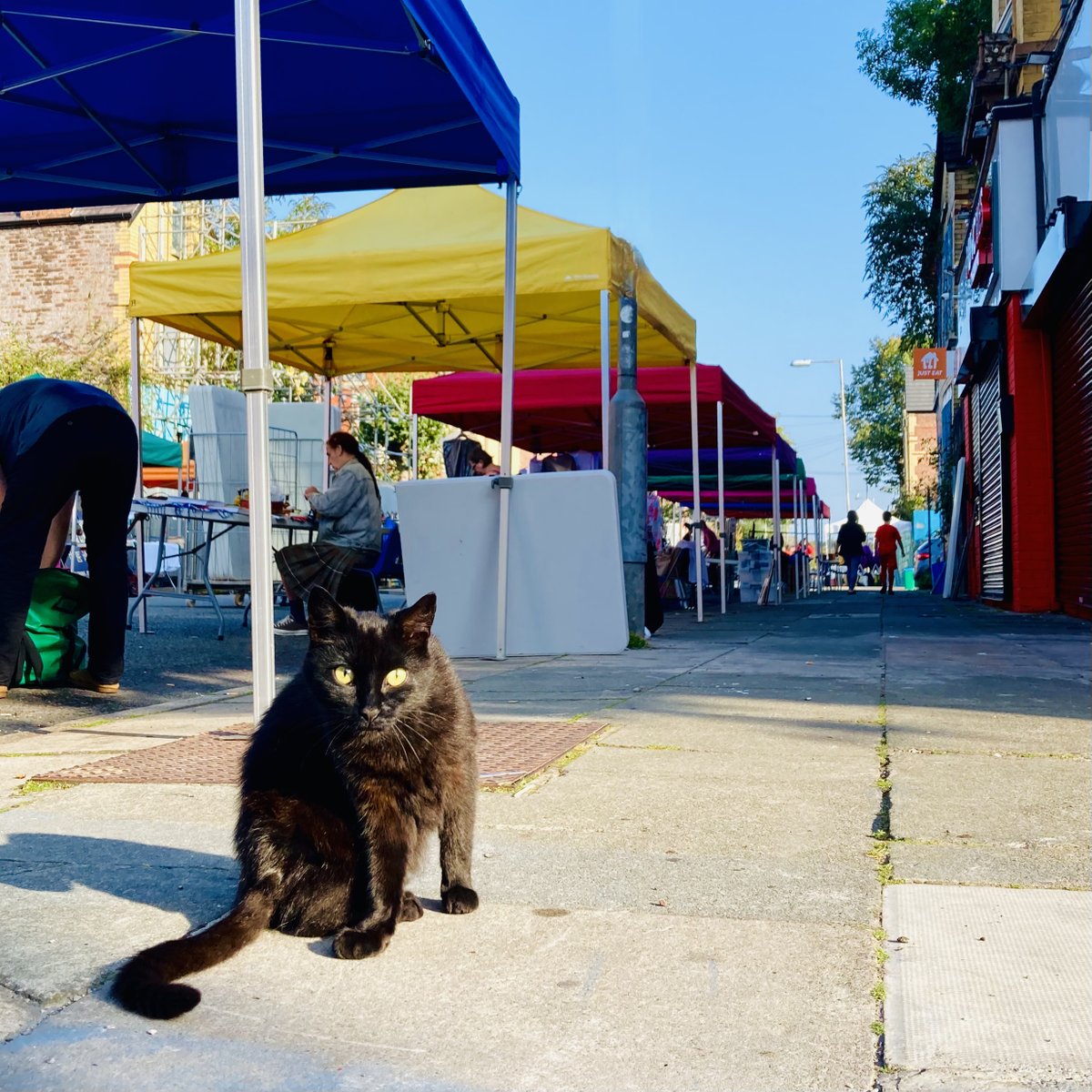 The gazebos are up and the sun is shining!

#GranbyMarket #GranbyStreetMarket #L8 #Granby