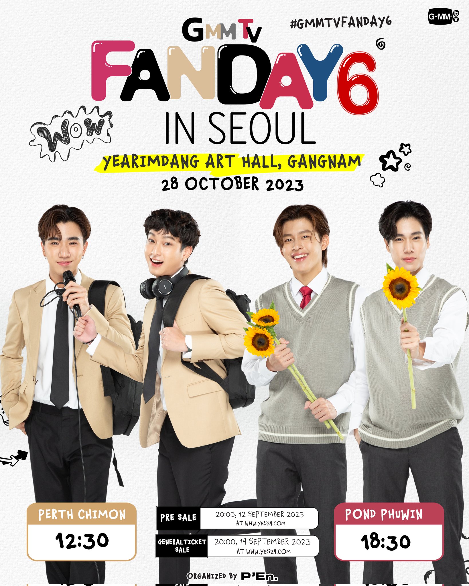 GMMTV FANDAY6 in SEOUL 韓国 PondPhuwin Fan Day 6 to be in