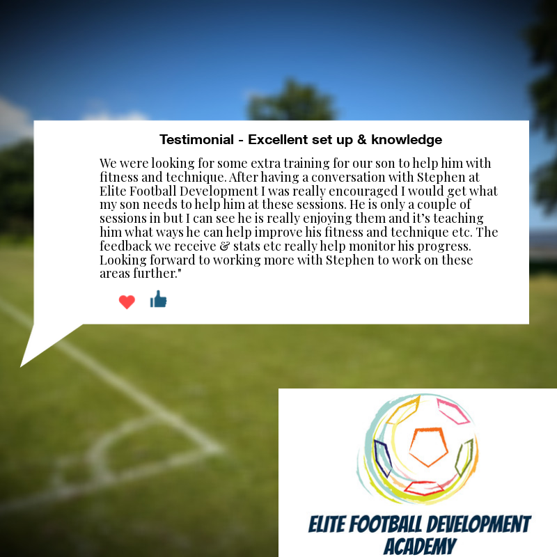 EliteFootbDev's tweet photo. Fantastic feedback again. So exciting seeing Jamie's progress and importantly enjoy developing his game. Keep working hard Jamie. Only a few sessions available for next week so book quick.
https://t.co/5Blu1Ackfv https://t.co/0waswhLg0y