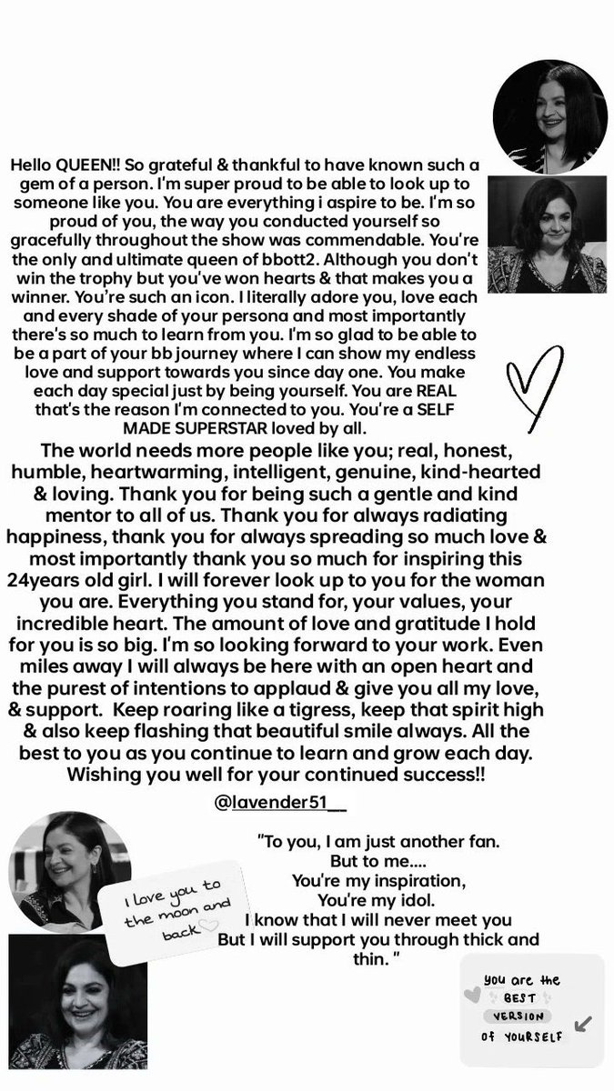 PoojaBFan's tweet photo. @PoojaB1972 @byadavbjp @moefcc @HemantaBishwa @mkstalin @Ramachandranmla @rameshpandeyifs @PetaIndia @lavender51__ she made this for you and she’s basically taken the words out of my mouth! No one like you Queen! So happy you’re refreshed and back, the haters can’t see that lmao 😂 you’re awesome! We absolutely LOVE YOU ❤️ @PoojaB1972 https://t.co/GiWUVWAoQI