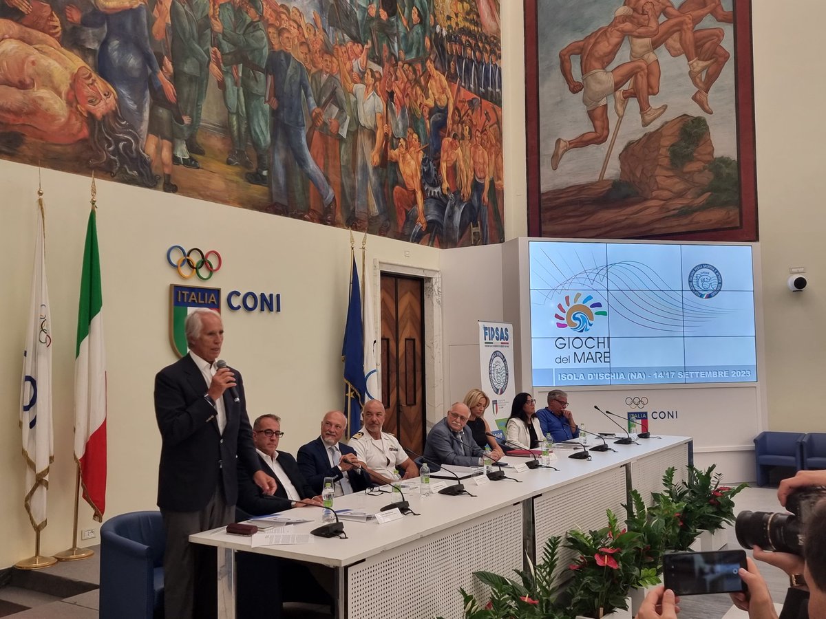 Complimenti alla <a href="/Fipsas1942/">FIPSAS</a> e al Presidente Matteoli per l'impegno e gli sforzi profusi nell'organizzazione dei #GiochiDelMare 2023. Appuntamento a Ischia con un evento ecosostenibile che sa coniugare le discipline del mare a quelle legate alla spiaggia e all’aria aperta