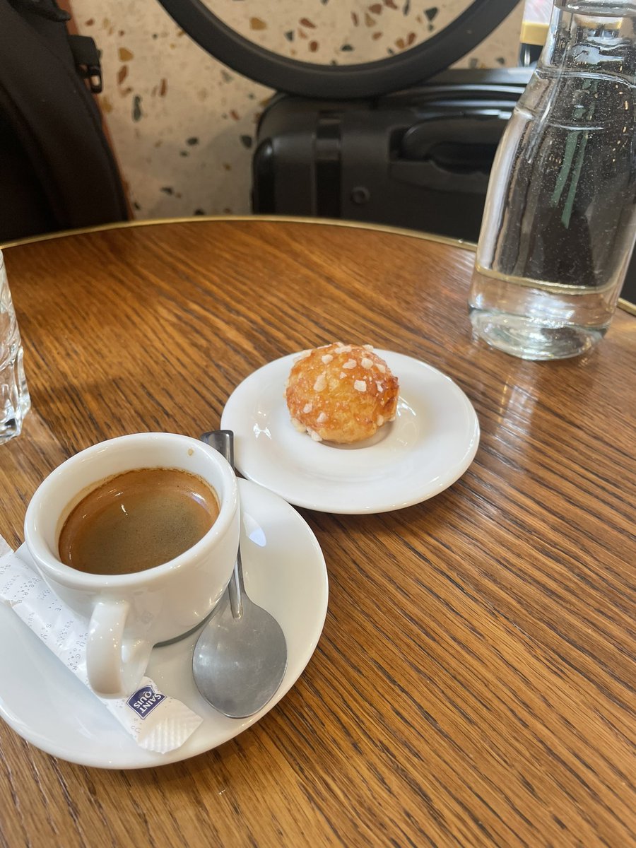 Arrived in Paris for ESRA 2023 / 6th WCRAPM - gonna go for a run in the park and then cram some RA for the EDRA Part 2! Had a coffee and croissant  (ate too fast!) to celebrate! #ESRA23 #ESRA #FOAMgas