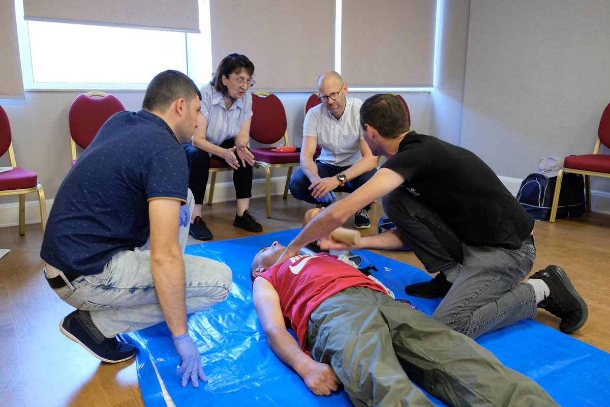 ICRC_am's tweet photo. On August 28-30, we conducted a course on Blast Trauma Care for 20 deminers and medical staff of the Rescue Service of the Ministry of Internal Affairs of Armenia and the Center for Humanitarian Demining and Expertise.
#mineawareness #SaferBehaviour #riskawareness #ICRC https://t.co/UJXHne6ooK