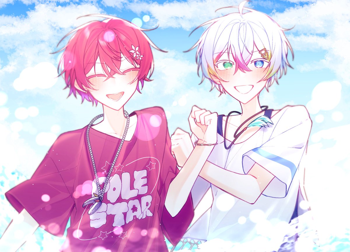 🌊目指して征け！ #すたぽらーと #喧嘩しないで双子組 #こ絵 #れるくん