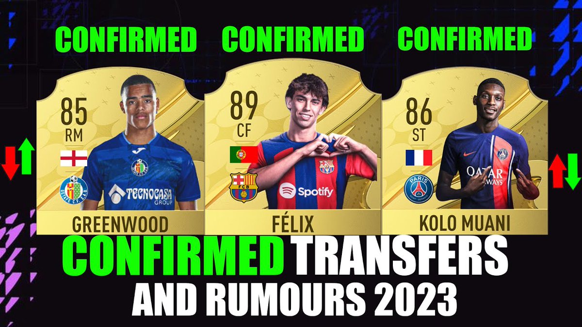 MadFootball13's tweet photo. EA FC 24 | DEADLINE DAY TRANSFERS! Ft Greenwood, Felix, Kolo Muani... etc
https://t.co/DW0SVYjw7r
#EAFC24 #Greenwood #MasonGreenwood #JoaoFelix #JoaoCancelo #Barcelona #GetafeCF #KoloMuani #PSG #DeadlineDay #TransferDeadlineDay #Transfers #الاتحاد_الهلال #Mbappe #Ronaldo #messi https://t.co/uVxgulTuNF