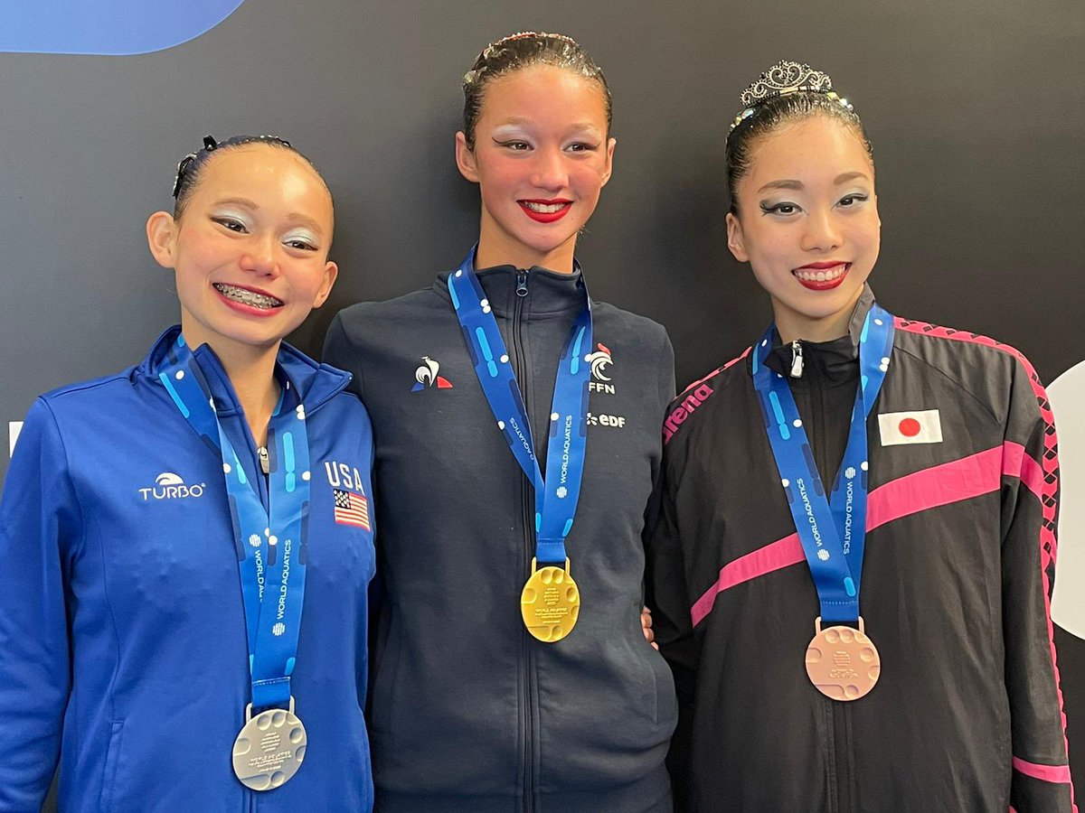 NEUVILLE (@neuville_sylvie) on Twitter photo Romane Temessek Championne du Mooonde Jeunes solo Athènes 2023 👏👏👏🇫🇷🇫🇷🇫🇷 #natationartistique <a href="/FFNatation/">FFN</a> <a href="/Agence_du_Sport/">Agence nationale du Sport</a> <a href="/julien_issoulie/">Julien Issoulié</a> Romane Temessek Championne du Mooonde Jeunes solo Athènes 2023 👏👏👏🇫🇷🇫🇷🇫🇷 #natationartistique <a href="/FFNatation/">FFN</a> <a href="/Agence_du_Sport/">Agence nationale du Sport</a> <a href="/julien_issoulie/">Julien Issoulié</a>