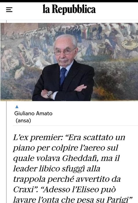 Andrea Purgatori diceva la verità.

#Ustica #stragediUstica #2settembre #GiulianoAmato