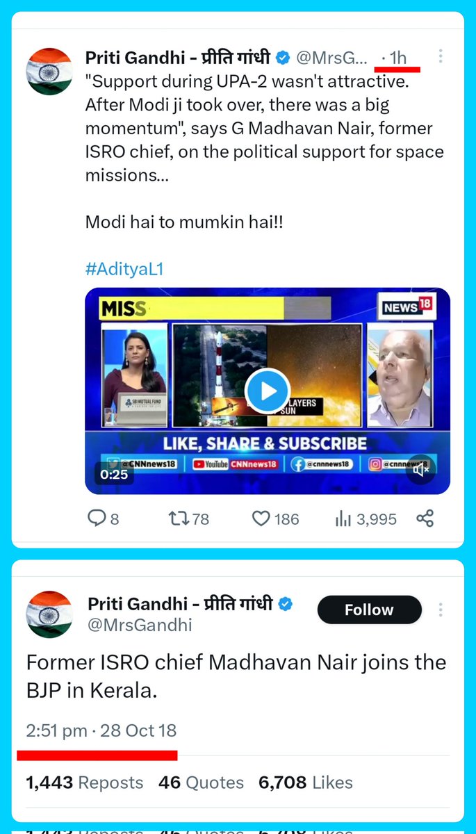 zoo_bear's tweet photo. BJP member @MrsGandhi forgot to mention that he joined BJP in 2018. 😬 https://t.co/VR4urv3zDP