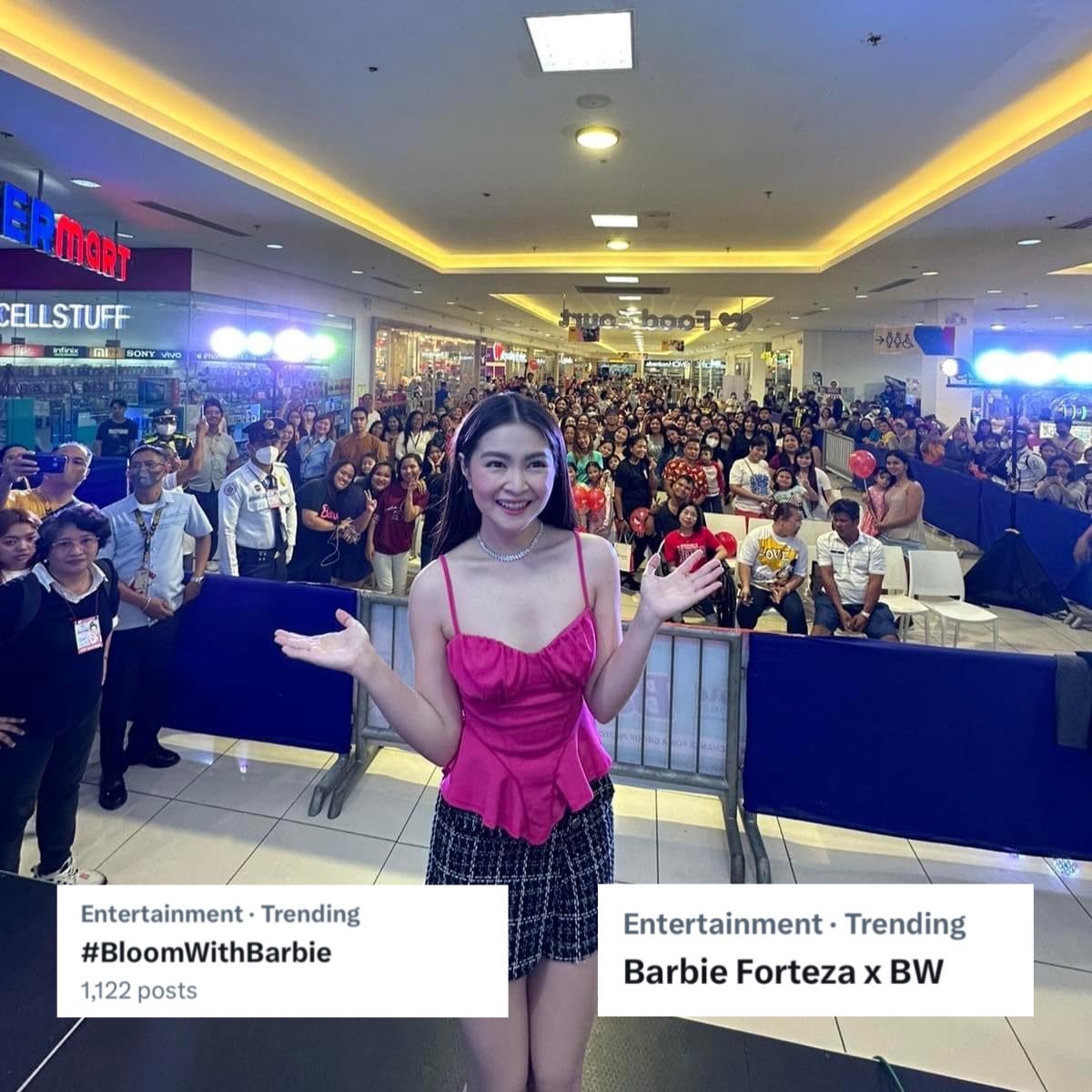 Thank you #Barbienatics  and #WalterMartCommunity  in WalterMart Mall Malolos for joining us and Barbie Forteza at the #BloomWithBarbie event. 

Watch out for the official event photos to be posted on Blackwater facebook page! 

Barbie Forteza x BW