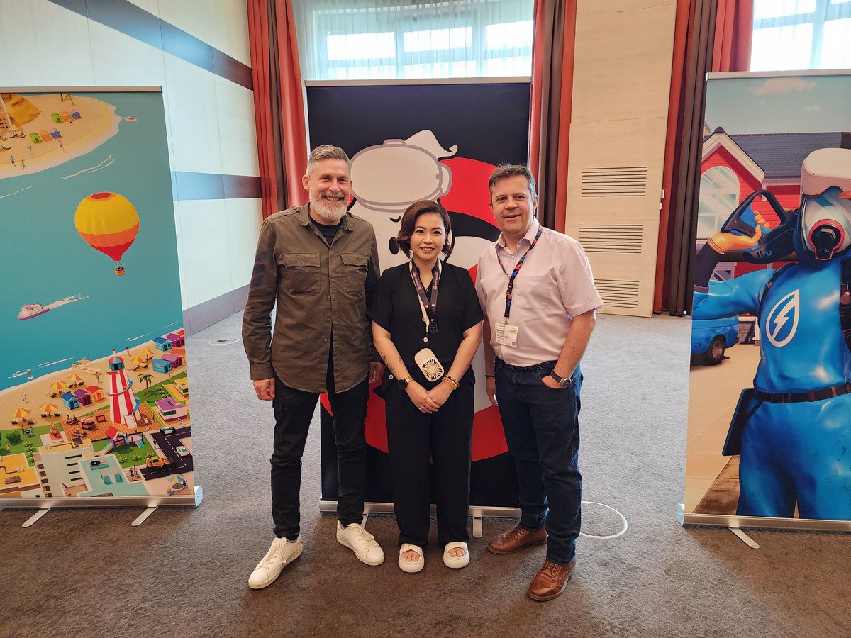 BukoStudios's tweet photo. Thanks to Sirs Patrick &amp; Steve, our friends from @nDreams for meeting us at @gamescom Köln. 

It's been an amazing experience. In awe by the scale of the event. It's such a nice feeling to be a part of something bigger.

#BukoStudios #teambukostudios #nDreams #gamescom2023 https://t.co/A901w4W8YI