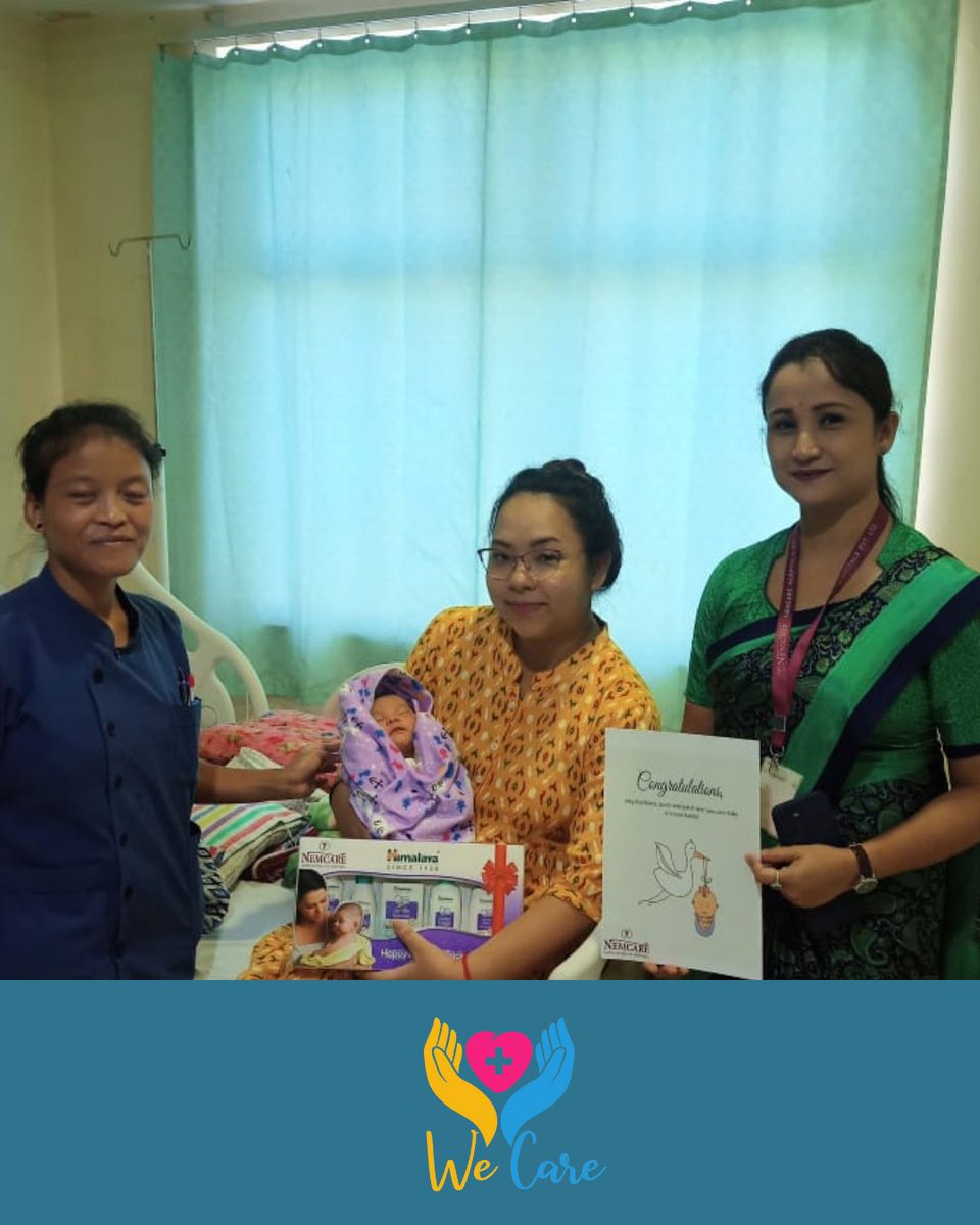 NemcareHospital's tweet photo. Celebrating New beginnings because #WeCare♥️

#wecare #wecarewelove #motherhood #nemcare #nemcarehospitals #guwahati #northeastindia https://t.co/RiDjRDKq8q
