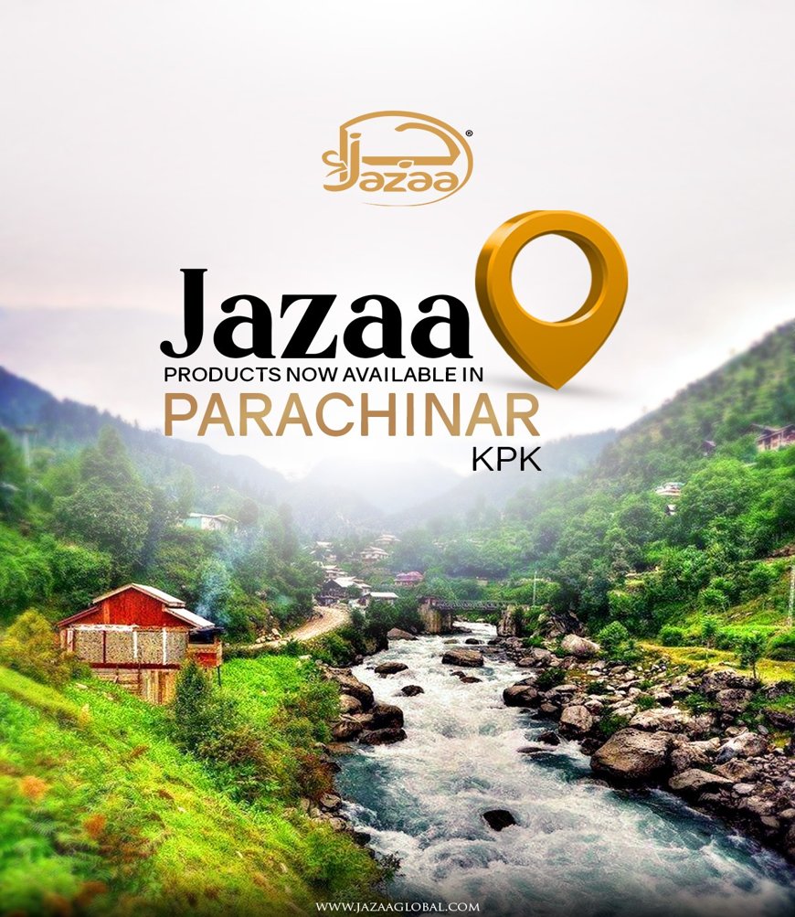 jazaaglobal's tweet photo. Jazaa continues to expand within Pakistan.
We are proud to announce the availability of our premium quality products in Parachinar (KPK)
#Jazaa #JazaaGlobal #LocalAvailability #Parachinar #KPK https://t.co/Lbk0MZAnGR