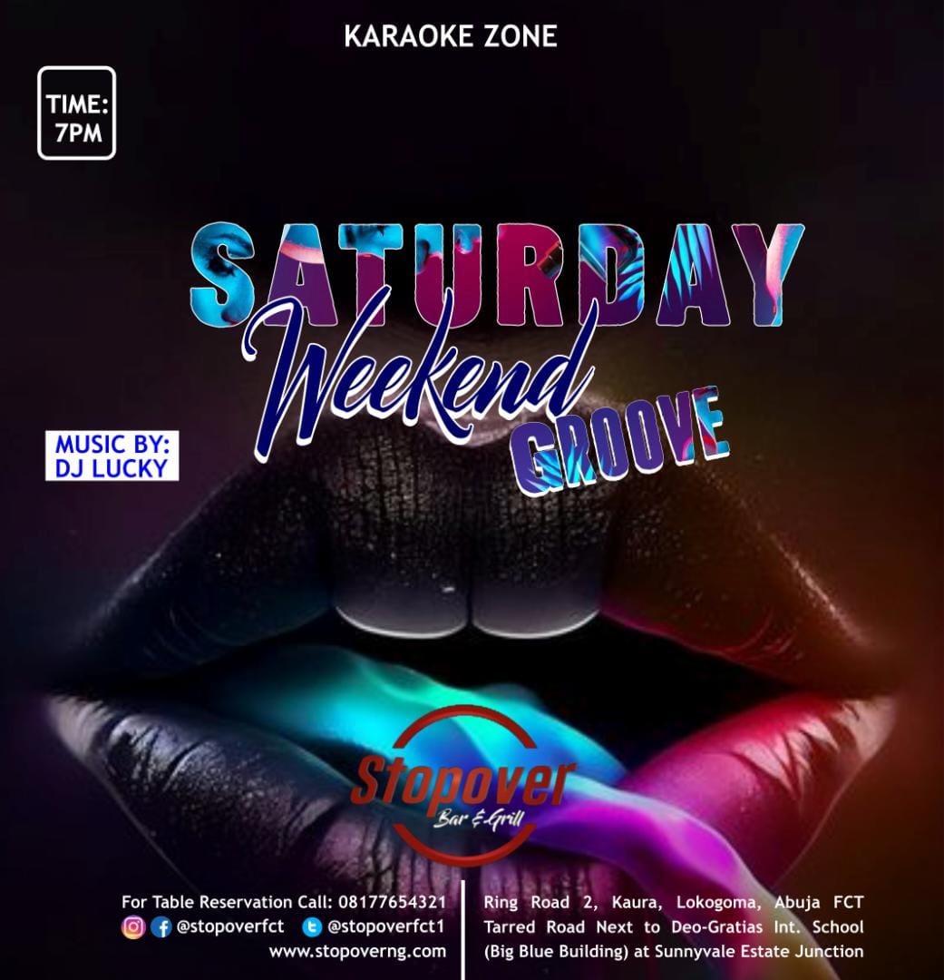 Stopoverfct1's tweet photo. WATCH PREMIER LEAGUE FOOTBALL 
&amp;
RAVE WITH US AFTER TONIGHT !!!
@Stopover Bar &amp; Grill
"STRESS FREE ZONE"

Table Reservations: 08177654321

#stressfreezone #Saturdaychills #partytime #karaokebar  #choplifezone #premiumHospitality #staySafe #lokogoma #abujafct https://t.co/pk930Eq7qm