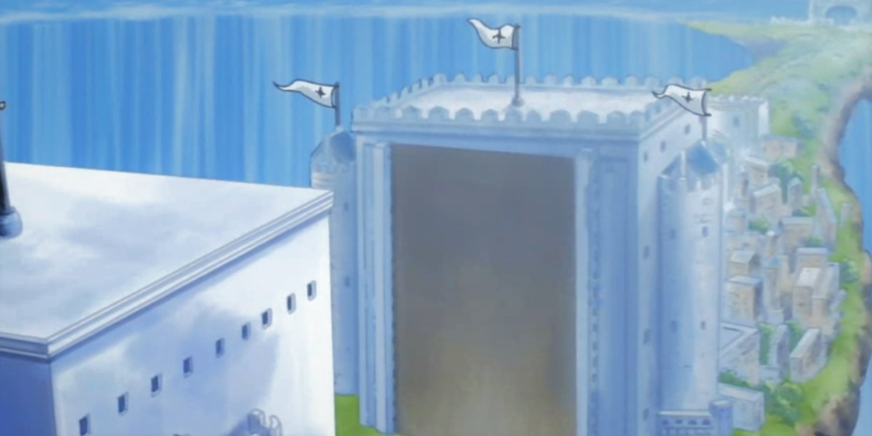 Ares on X: "#ONEPIECE1091 Theory: The hole created in the ocean after  Lulucia's Kingdom looks very similar to the hole below Enies Lobby, which  highlights that there used to be an island