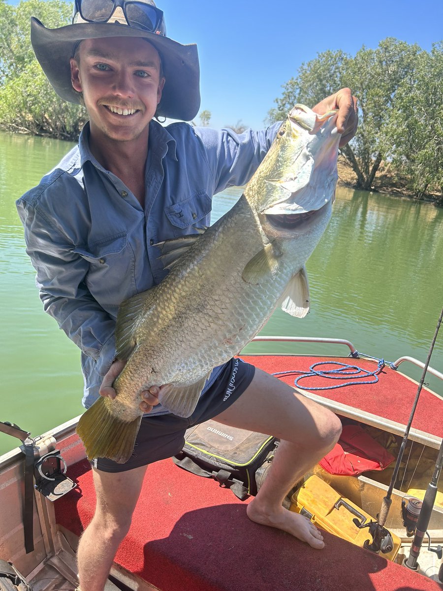 dklracing's tweet photo. Riding competition bulls one weekend. Mustering and station work during the week. Weekend off let’s go fishing. #thatsthelife #youngandkeen #bestlife. #kimberley #fitzroyriver https://t.co/PF7NaSjNLl