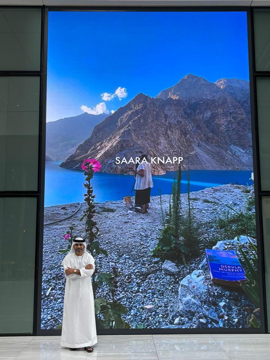 uaeembassyisb's tweet photo. H.E. Hamad Obaid Al Zaabi , UAE Ambassador in Islamabad, visits the art exhibition by @dastaangoi titled “The North” at @ICDBrookfieldPl . An exhibition that narrates 3 artists journey to 3 highest mountain ranges- The Karakoram, Himalaya and Hindukush as an opportunity to explore Pakistan’s breathtaking landscapes and mountain ranges.