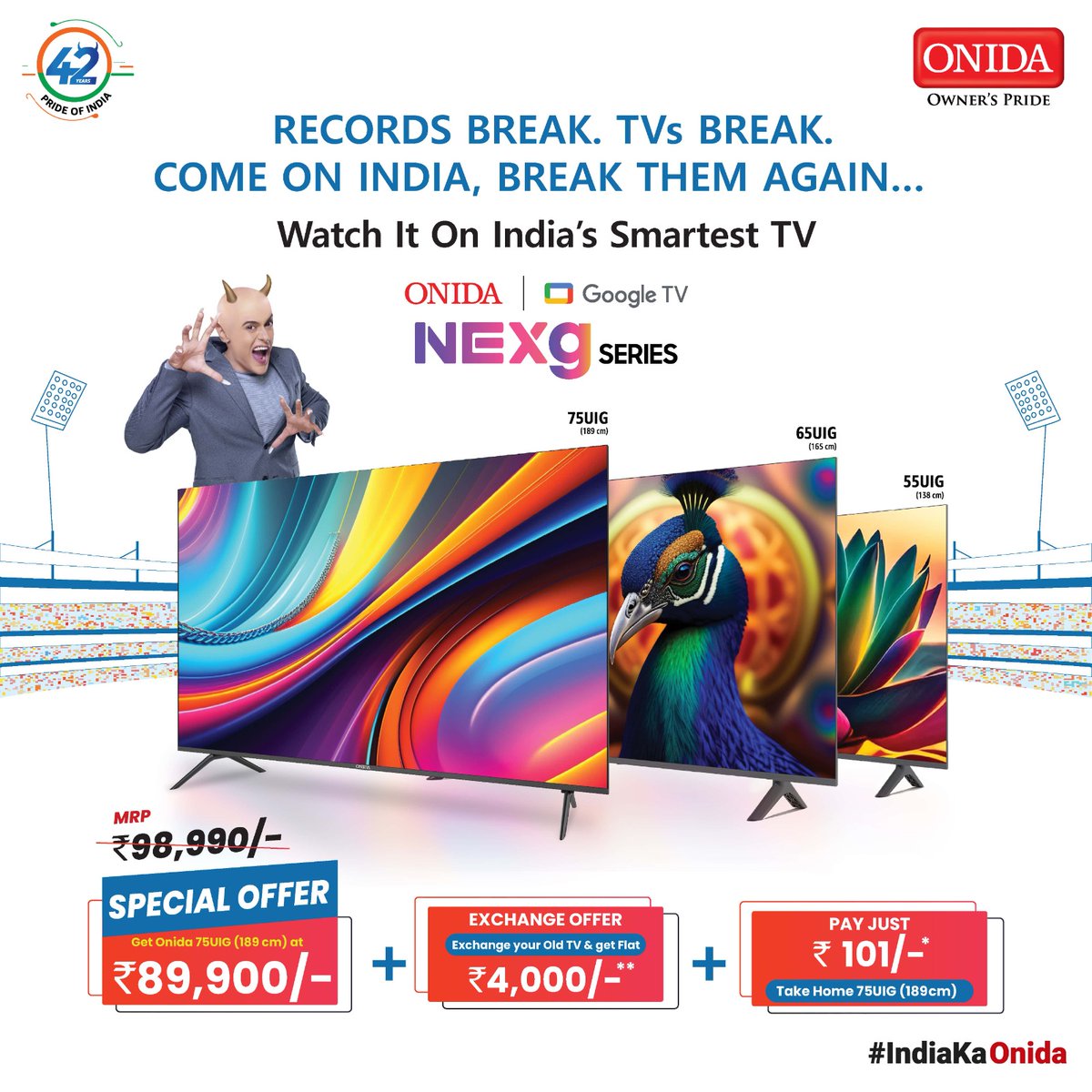 onidalive's tweet image. Clash of the Titans!!! Watch it on India's Smartest Nexg TV. #GoIndia #IndiaKaOnida #JaiHo