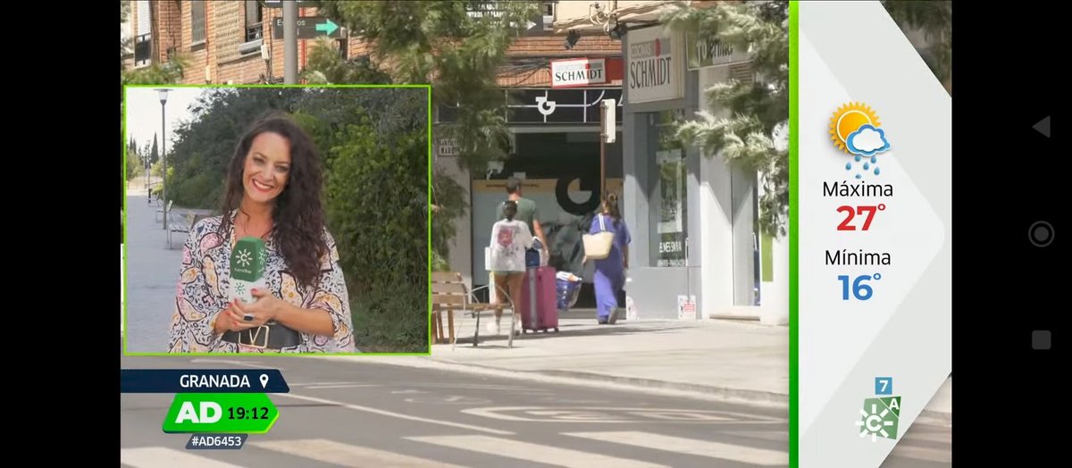 Nuestra <a href="/DeliaPuerta/">Delia Molina</a> nos cuenta el tiempo de la provincia de Granada máxima de 27 mínimas de 16 <a href="/adirecto/">Andalucía Directo ❎</a> 
Delia te vamos a echar de menos un beso grande