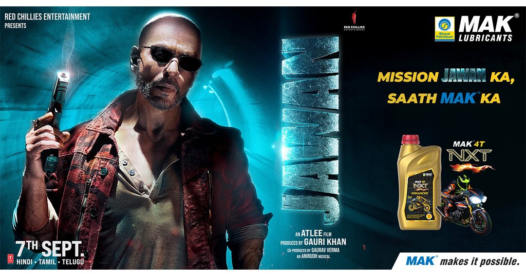 MAK Lubricants is proud to announce its mega collaboration of the most anticipated release of 2023 - Shah Rukh Khan in &amp; as JAWAN.

Hers’s a surprise for you!

Participate in the #JawanMAK contest now.

Complete the slogan –

MAK Lubricants rakhe engine ko ‘Jawan’ kyuki ------