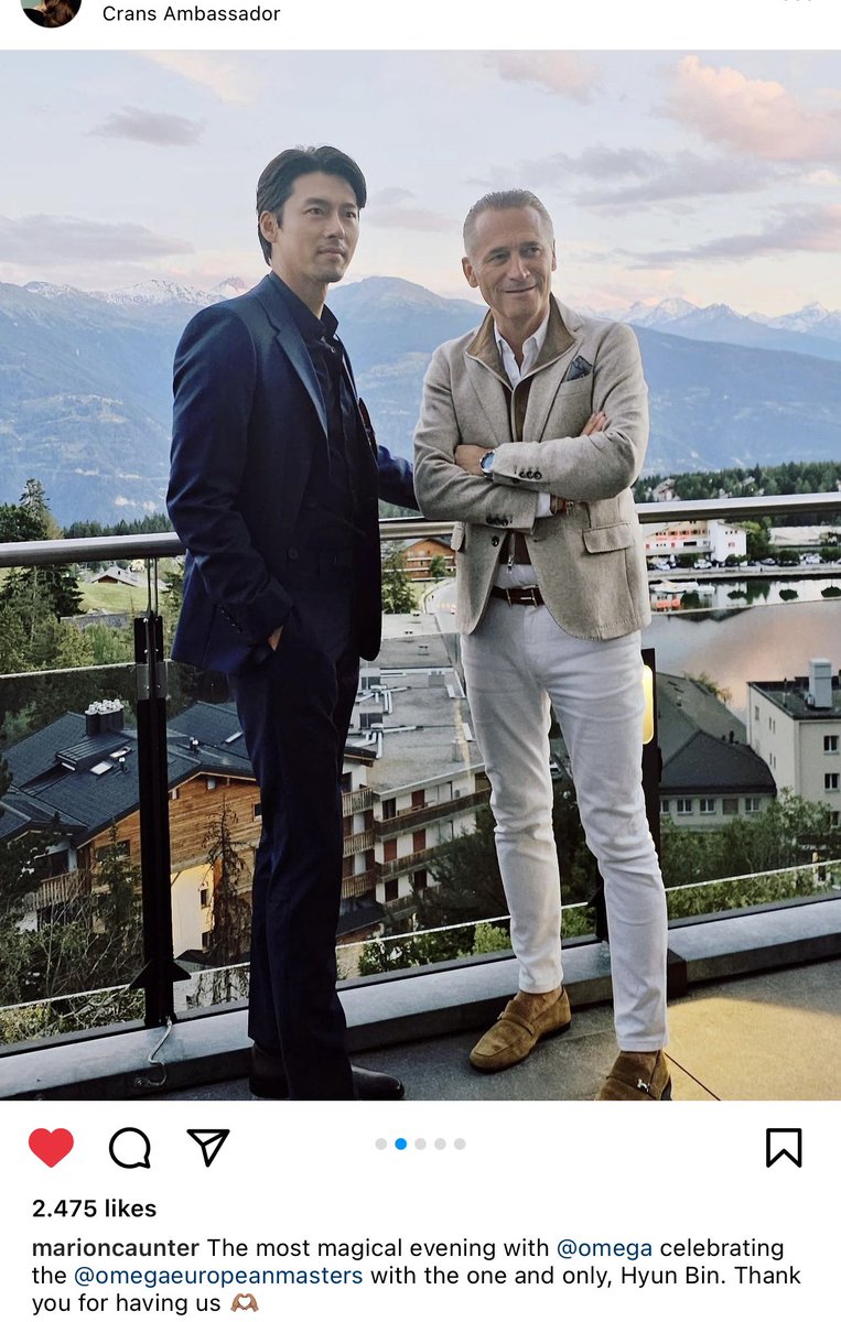 iamneelie09's tweet photo. Again this confirms that Hyun Bin is the real 🍎 of the 👀 for this year’s Omega European Masters! Even if guests couldn’t take a 📸 with him they are all amazed and happy to be able to see and to be near him! He is truly a gentleman and stunning too! 🩵
#cransmontana🇨🇭
Ctto &amp; ty https://t.co/vWDDod7wwz